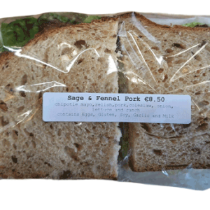 Sage & Fennel Pork Sandwich
